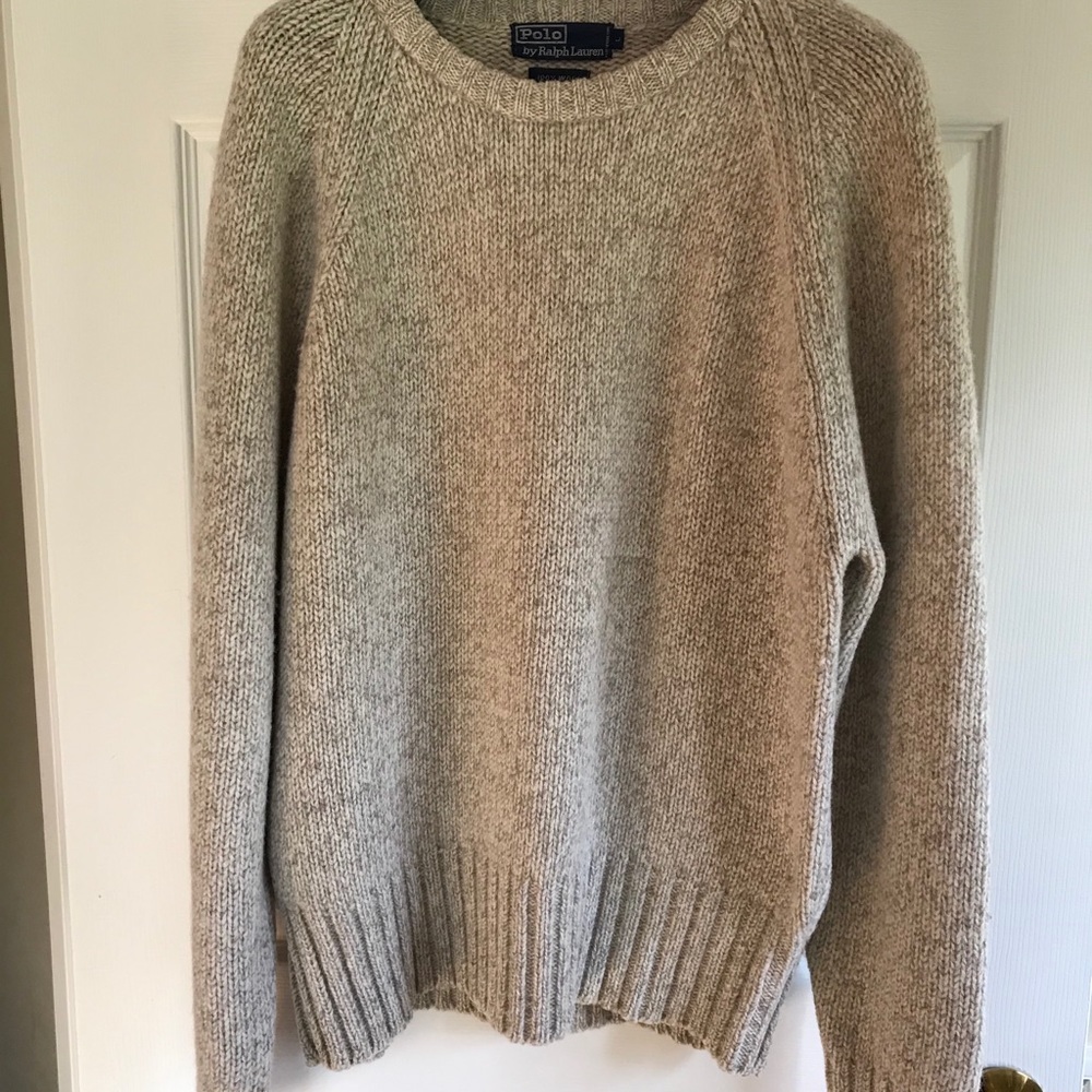 Men’s Polo Pullover Sweater Size L